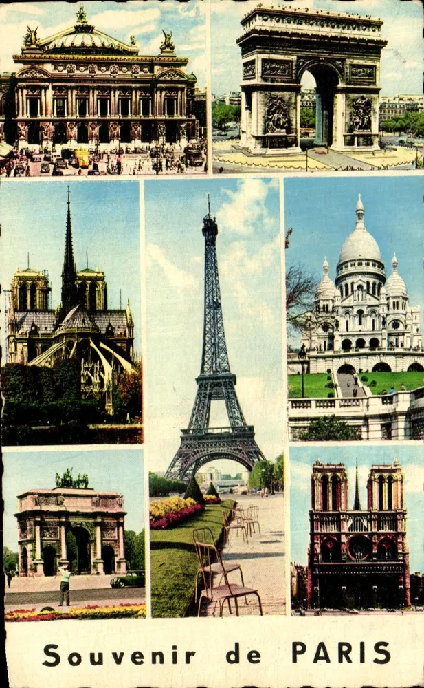 Paris — Lembrança de PARIS — Edição Talcolor, n° 530 - Frente