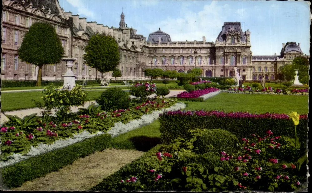 O Louvre e os Jardins — Les Éditions APLIX, Paris - Frente