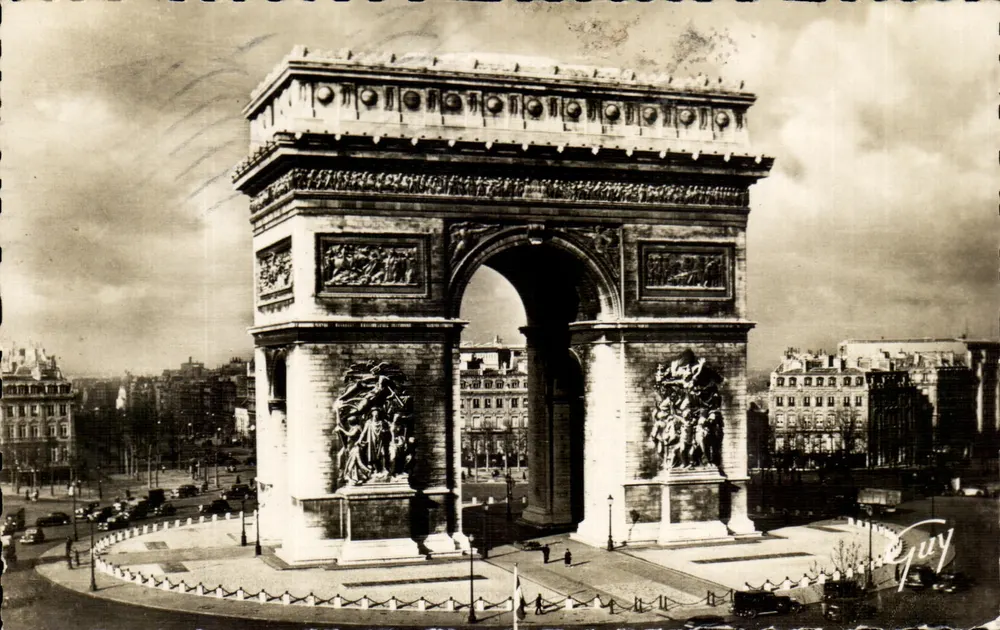 Arc de Triomphe — Paris — Verleger André Leconte, n° 305 - Vorderseite