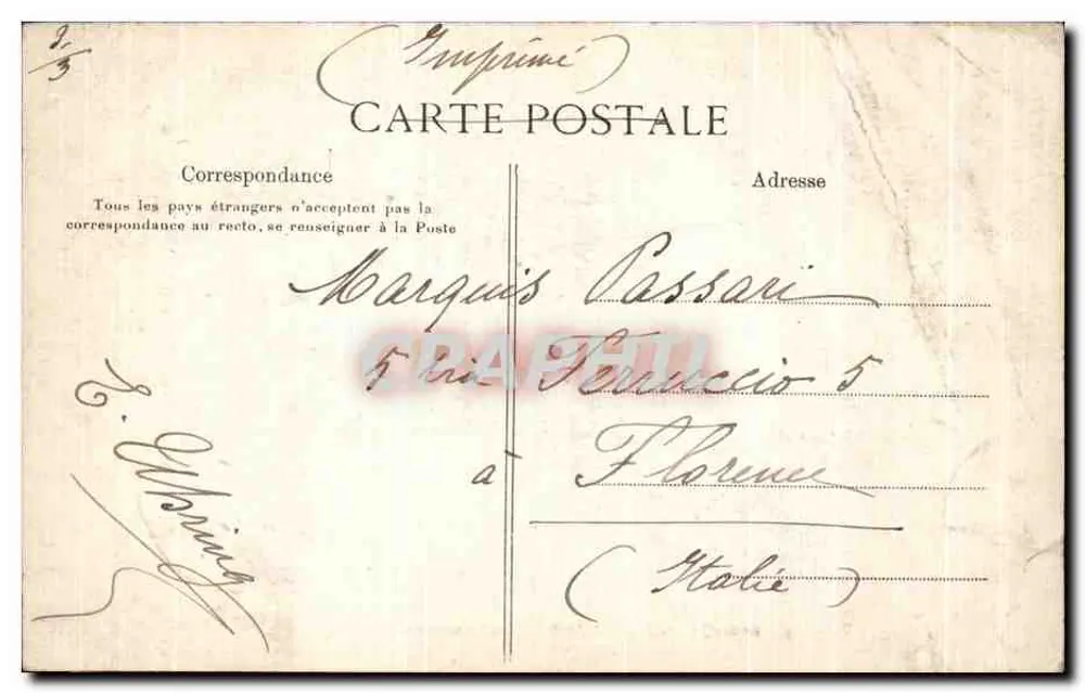Salle de Melpomène — Musée du Louvre — éditeur NELPOMÈNE, n° 244 - Verso