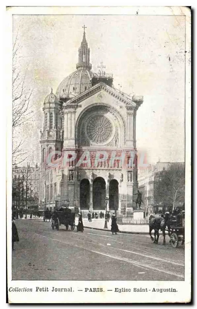 Paris — Igreja de São Agostinho — Coleção Petit Journal - Frente
