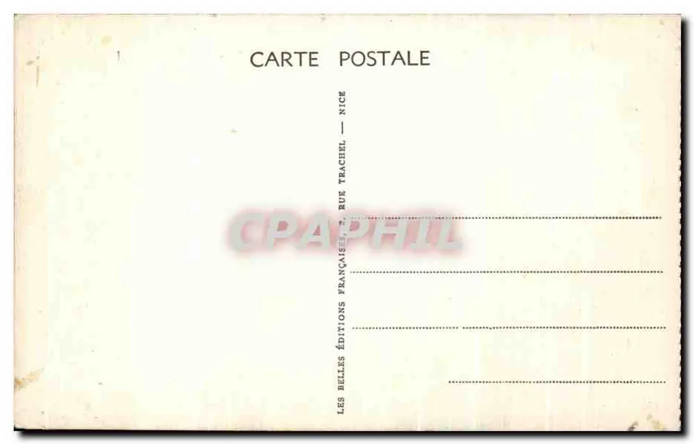 Scála di Santa Regina — vista do viaduto e do cânion — Les Belles Éditions Françaises, Nice - Verso