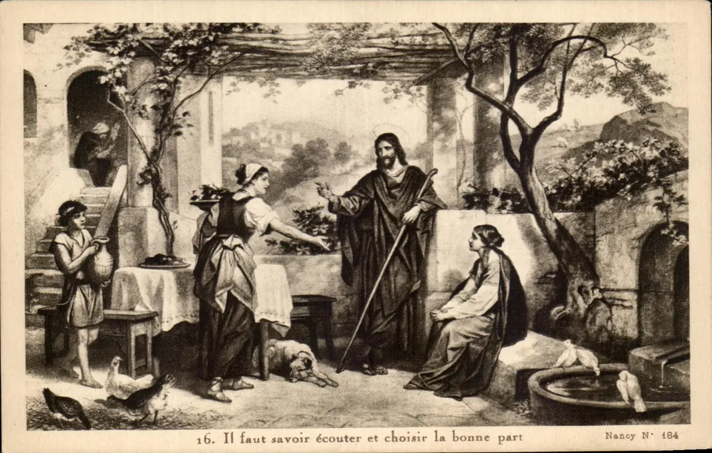 Jesus lehrt — biblische Szene — Nancy N° 184 - Vorderseite