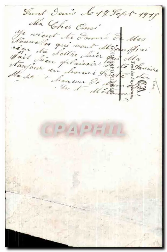 Saint-Denis — La Place de la Caserne — LL. - Verso