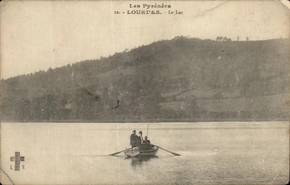 Lourdes — Le Lac — Les Pyrénées, éditeur L.S. - Voorkant