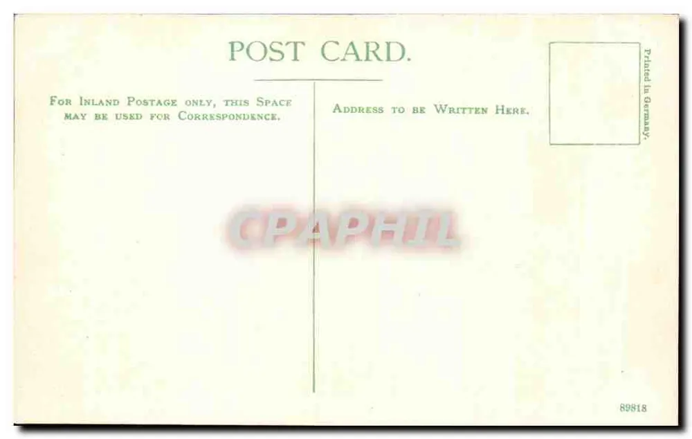 A Capela da Memória de Albert, Windsor — editor P. G. & Staart, n° 1112 - Verso