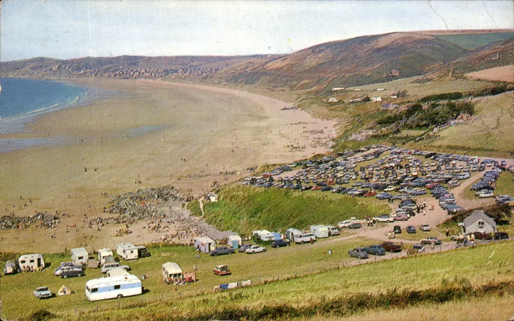 Butsborough Sands — plage et parking — éditeur 'POST CARD' et n° PT1760 - Frente