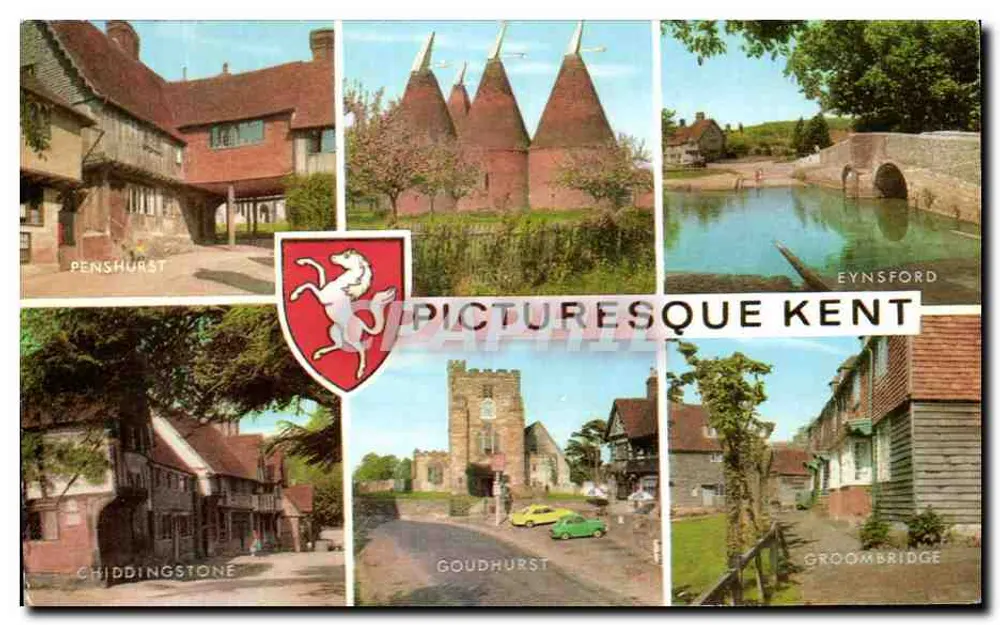 Penshurst, Goudhurst, Chiddingstone, Eynsford, Groombridge — Bilderhafte Kent — Salmon Cameracolour - Vorderseite