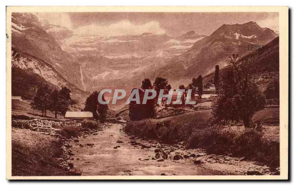 Gavarnie und der Gave — Ansicht des Canyons — Verlag Gavarnie - Vorderseite
