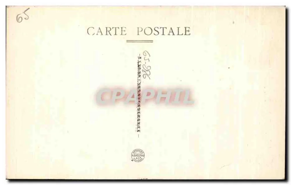 Lourdes - Denkmal des Heiligen Jean-Baptiste Vianney, Pfarrer von Ars - Rückseite