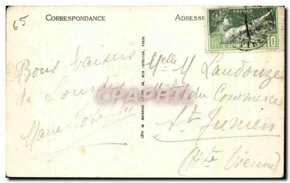 Lourdes — A Basílica — LL - Verso