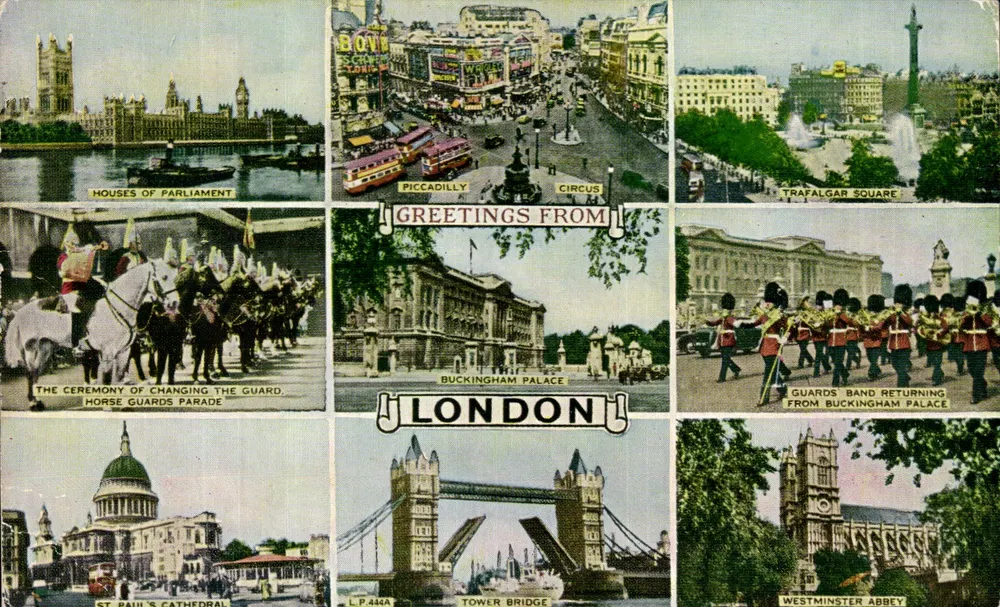 SAUDAÇÕES DE LONDRES — Lansdowne Publishing Co. Ltd. — série L.P.444A - Frente