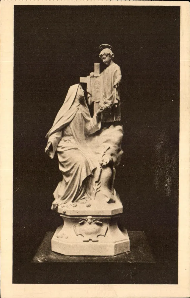 Estátua de Santa Térèsa e do Menino Jesus — Bulissonnens — Editor: REFOSI - Frente