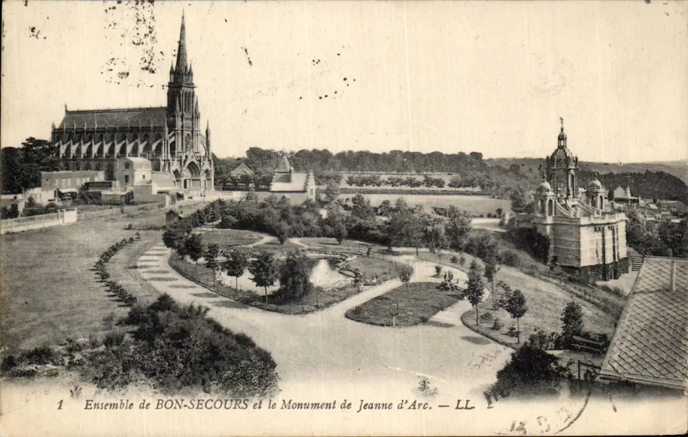 Bonsecours e o Monumento de Joana d'Arc — LL - Frente