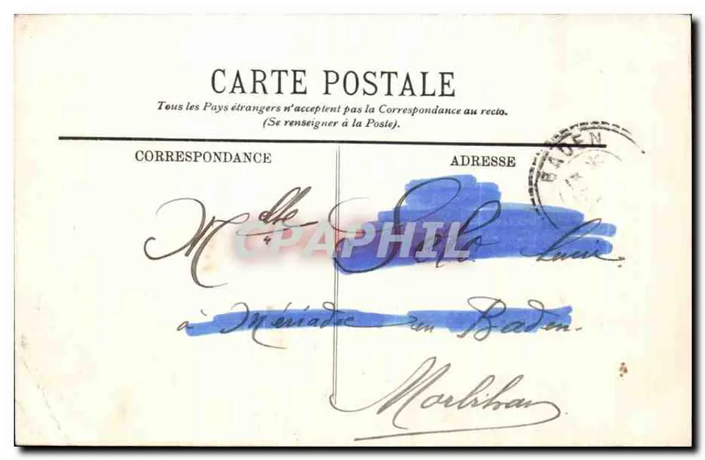 Paris — O Ponte Alexandre III — LL. — n°303 - Verso