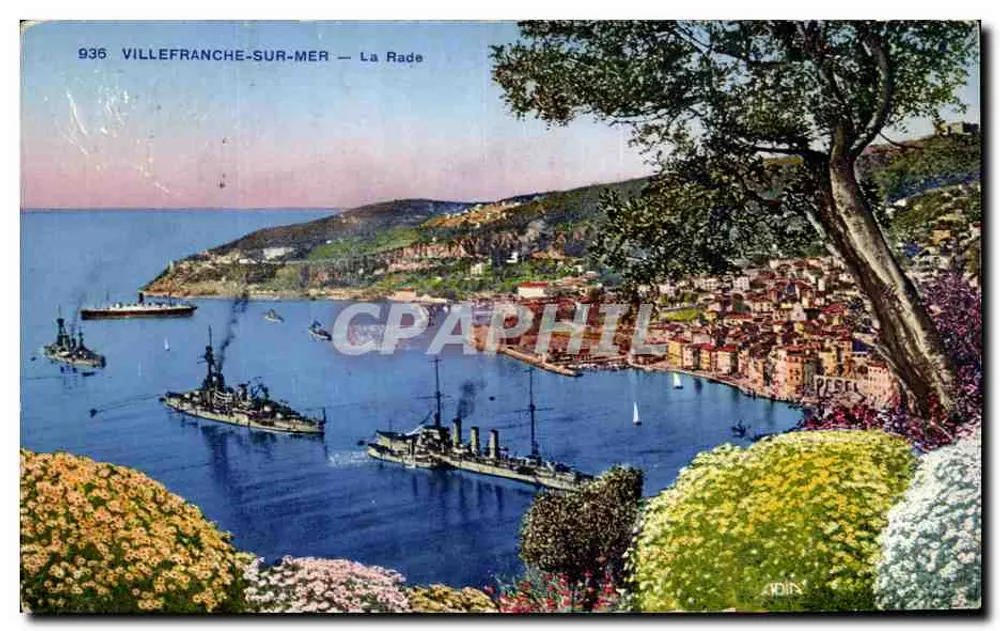 Villefranche-sur-Mer — La Rade — Éditeur : ADIA NICE - Vorderseite