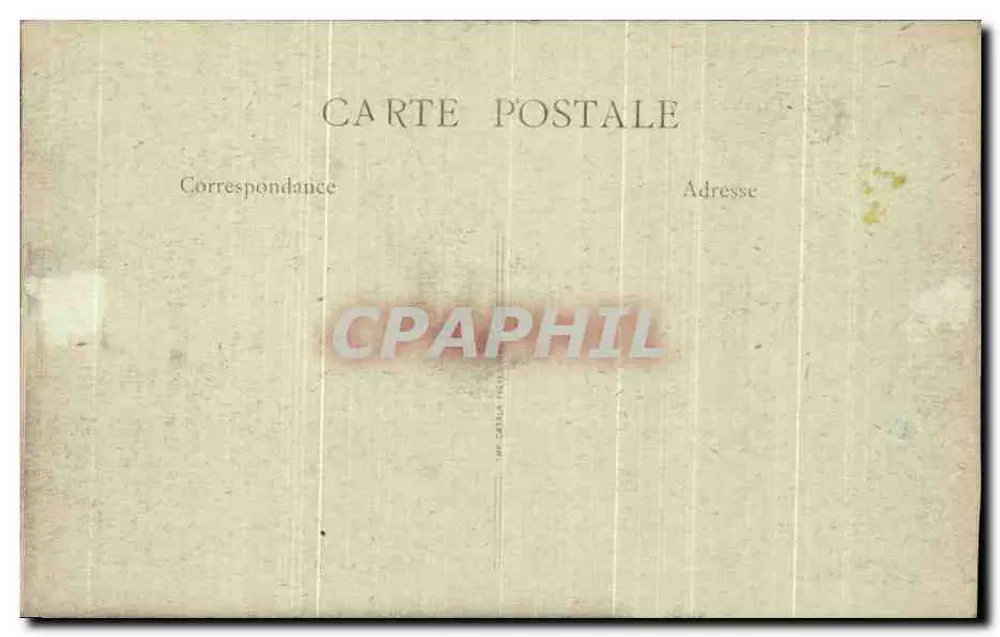 Aix-les-Bains — Le Lac du Bourget et le Château de Châtillon — B.F. Lux n°308 - Verso