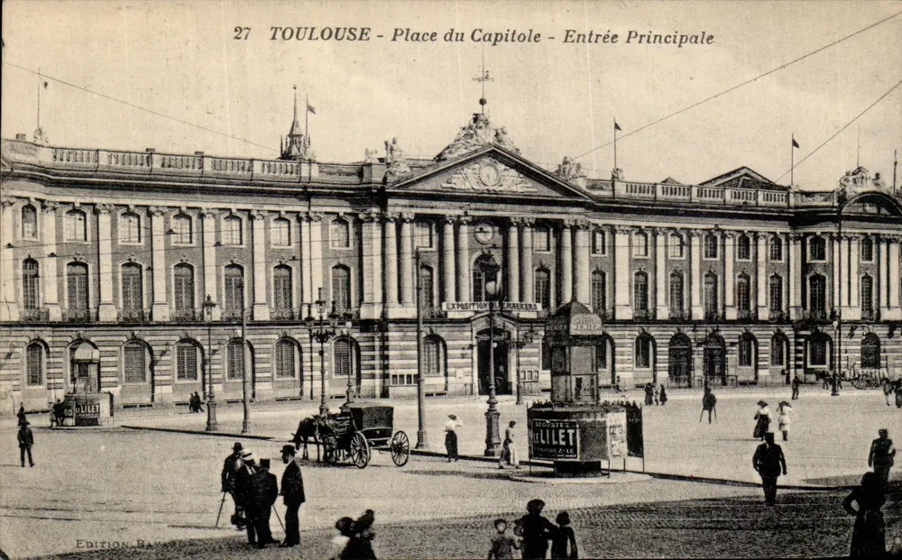 Toulouse - Place du Capitole - Haupteingang — Ausstellung der Markers — Edition Bayonne, n°27 - Vorderseite