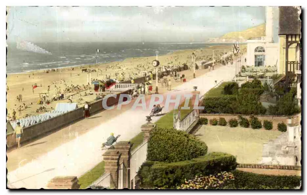 CABOURG (Calvados) — Die Mole und allgemeiner Blick auf den Strand — Éditions Gaby - Vorderseite