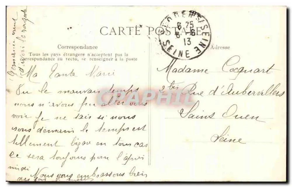 Enghien-les-Bains — Ein pittoreskes Stück des Sees — Éditeur E.P.D. n°4 - Rückseite