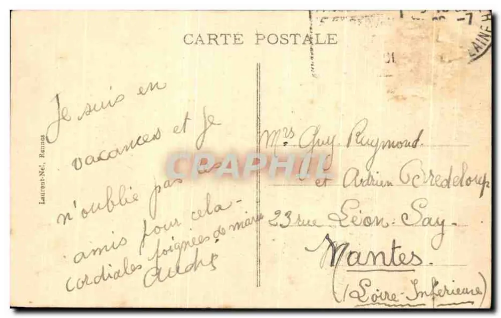 Monte-São-Mihiel — Efeito da Lua — Laurent-Noël, n°844 - Verso