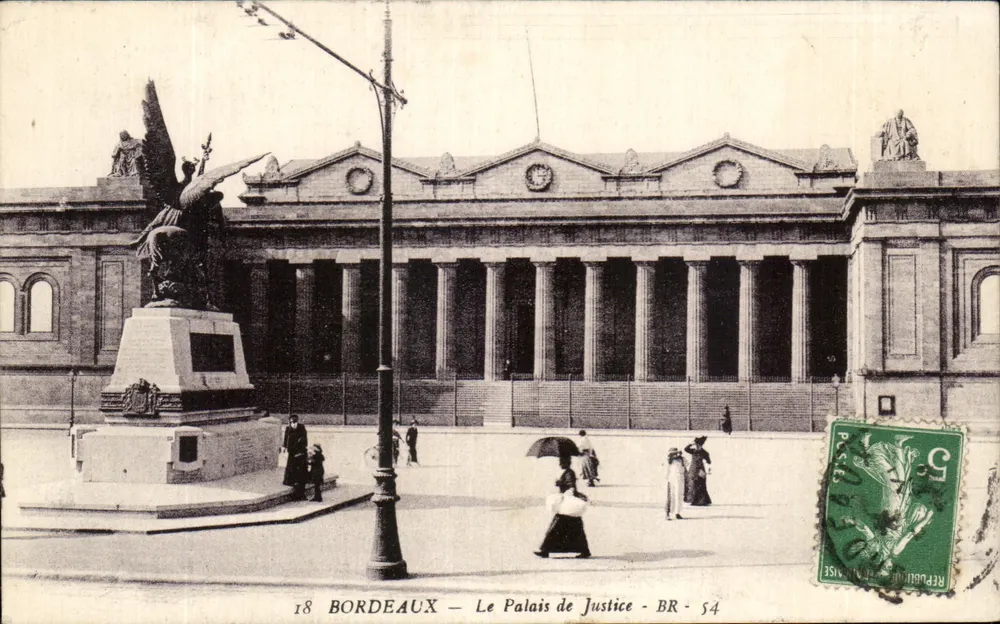 Bordeaux — Le Palais de Justice — éditeur BR - 54 - Frente