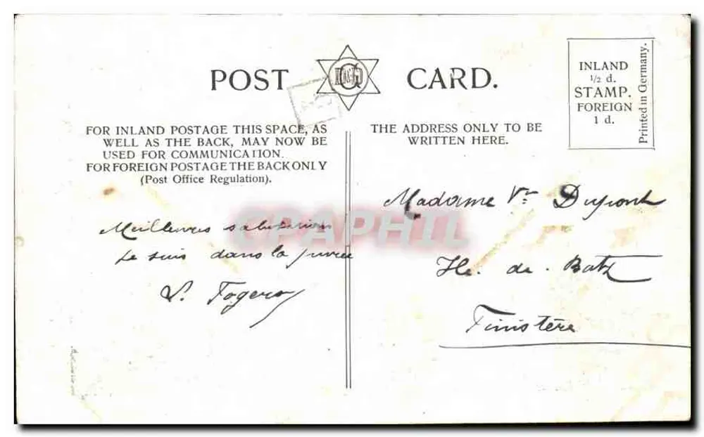 Jardins de Kew, The Rockery — F. F. & Co. - Verso