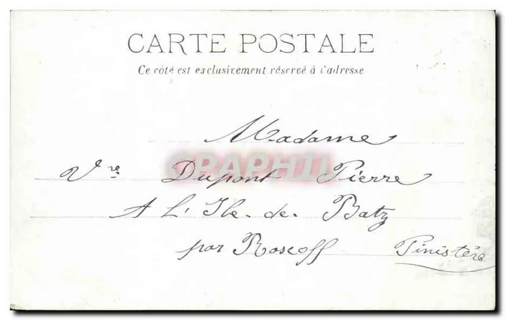 Marselha — A Porta de Aix — editada por Amitié Laurent - Verso