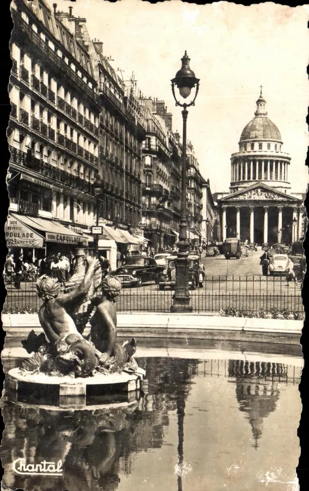 Paris - O Panteão e a Rue Soufflot — Edições Chantal, n°211 - Frente