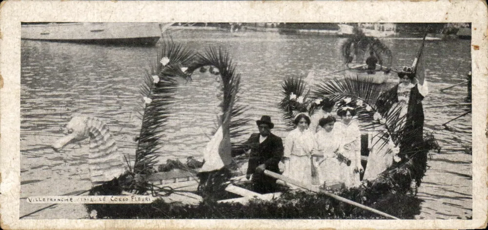 Villefranche - O Corso Fleuri - 1912 - Frente