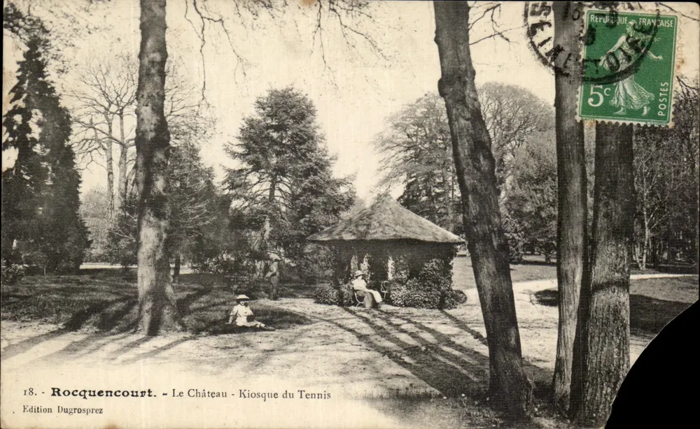 Rocquencourt - Das Schloss - Tennis-Kiosk — Ausgabe Dugrosprez - Vorderseite