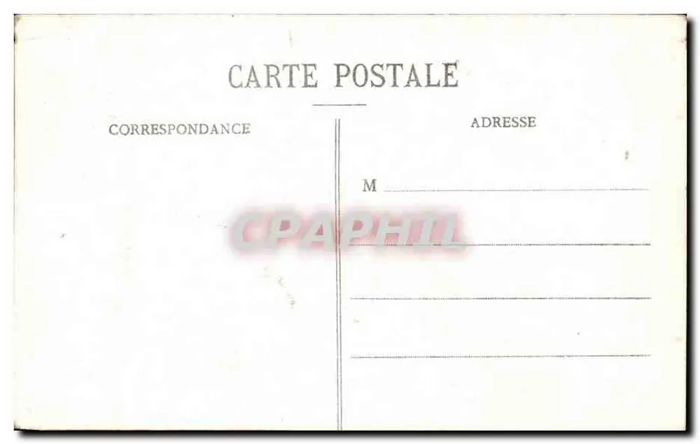 Kriegsszene — Ruinen eines Dorfes — Verlag unbekannt - Rückseite