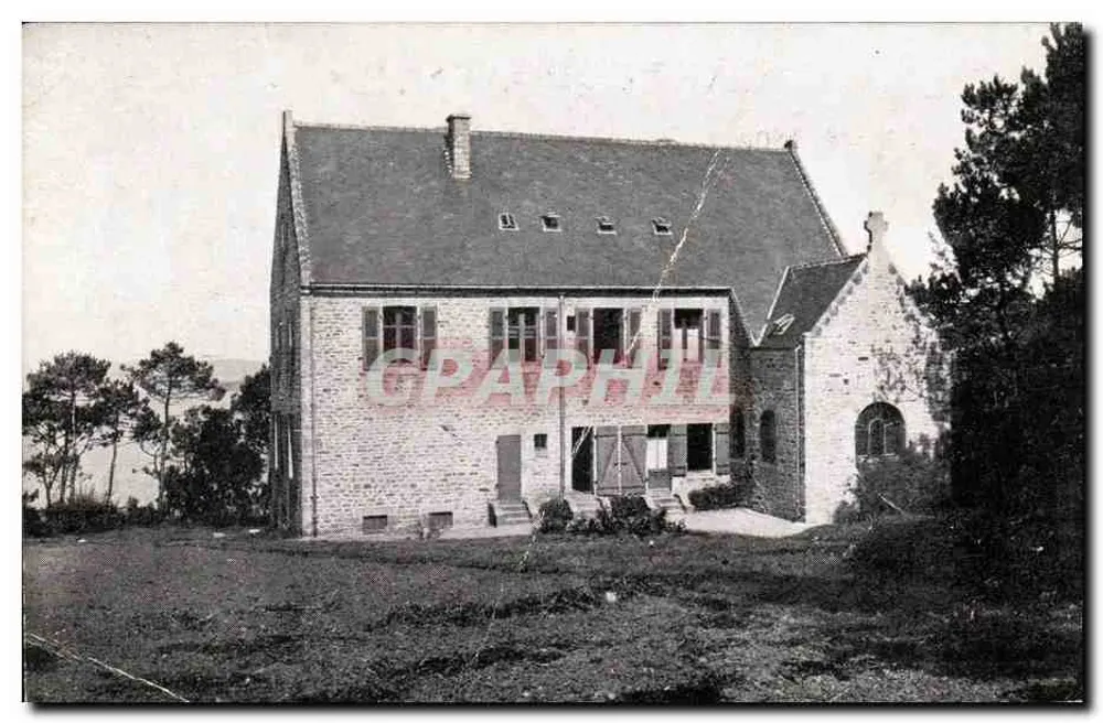 La Colonie vue du jardin — maison en pierre avec annexe — éditeur CPAPHIL, n° de série non visible - Vorderseite