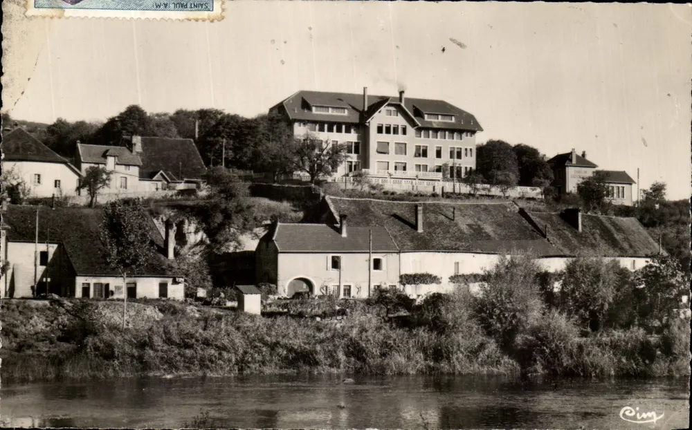 Saint-Paul (Jura) — vista do Préventorium — fotografia de P. Ring - Frente