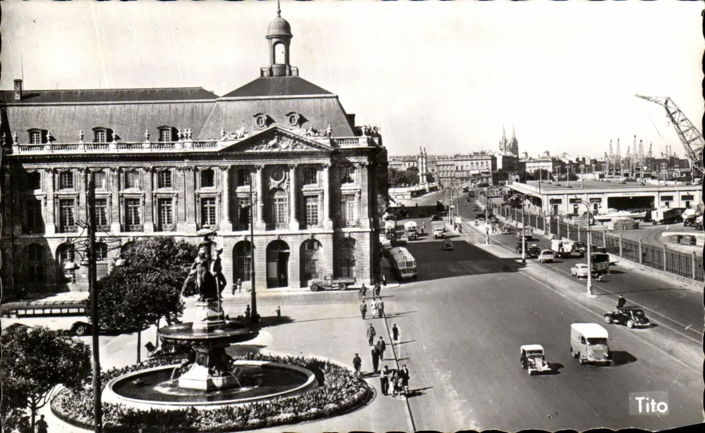Praça da Bolsa — Bordeaux — editor Tito - Frente