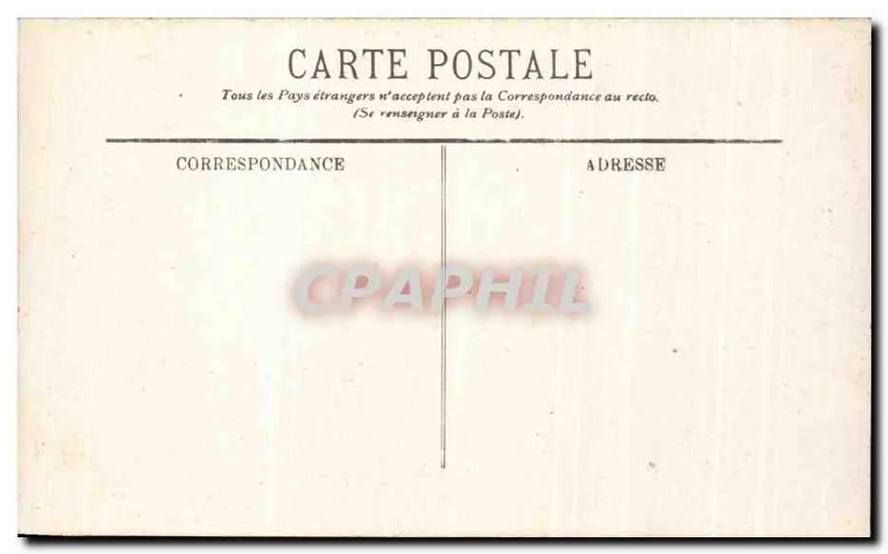 Lourdes — O Calvário — A Primeira Estação — Editor não identificado, n° de série 401 - Verso