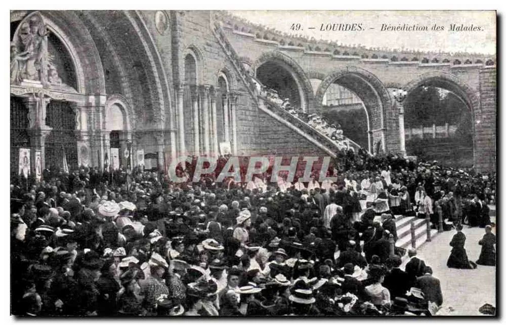 Lourdes — Bênção dos Doentes — n° 49 - Frente