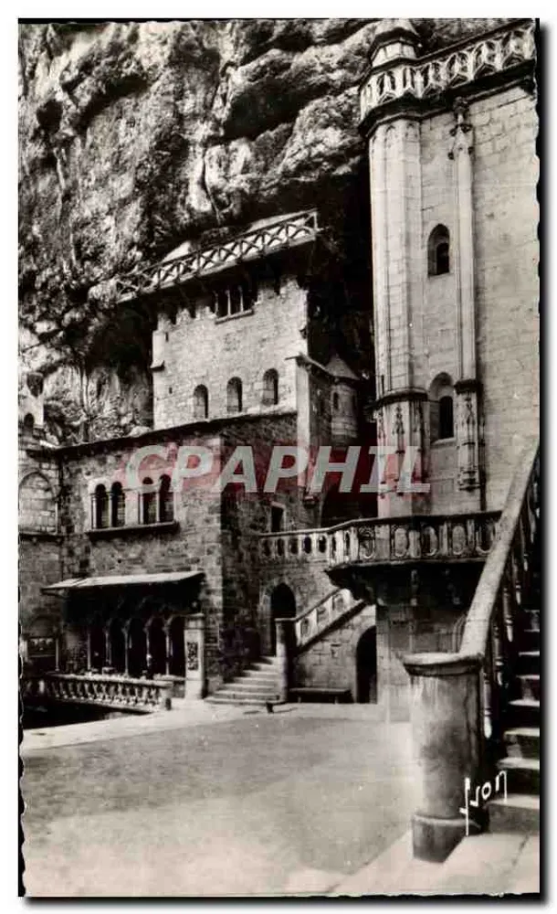 Rocamadour — Igreja e escadarias — Éditions Françaises d'Art, n° 307 - Frente