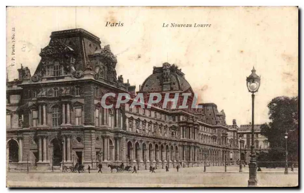 Paris — O Novo Louvre — Y.P. Paris, No. 53 - Frente