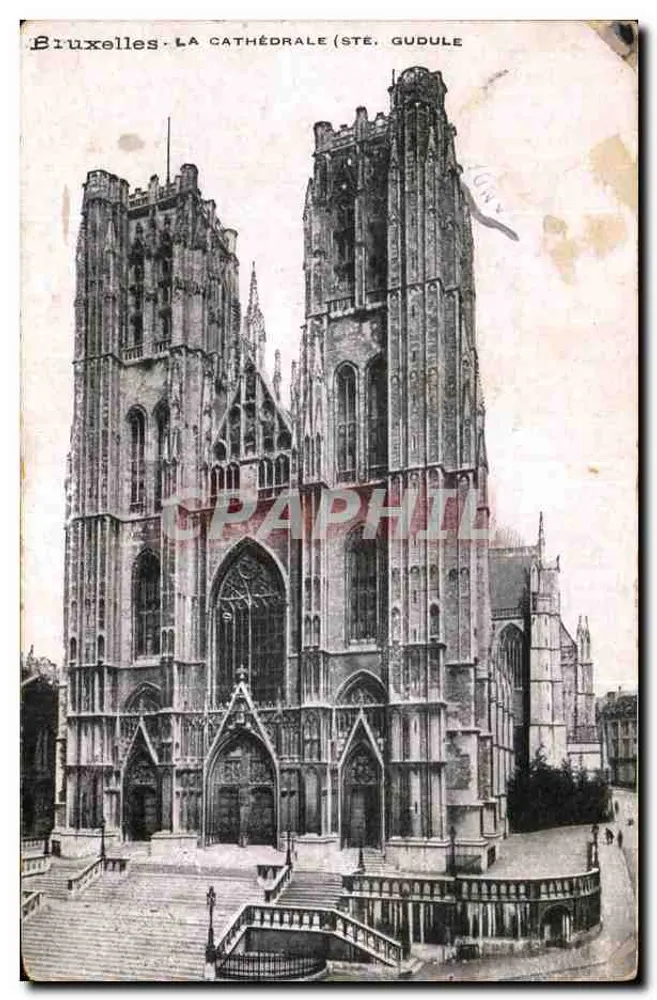 Bruxelles - LA CATHÉDRALE (STÉ. GUDULE) - Éditeur : ANONYME - Frente