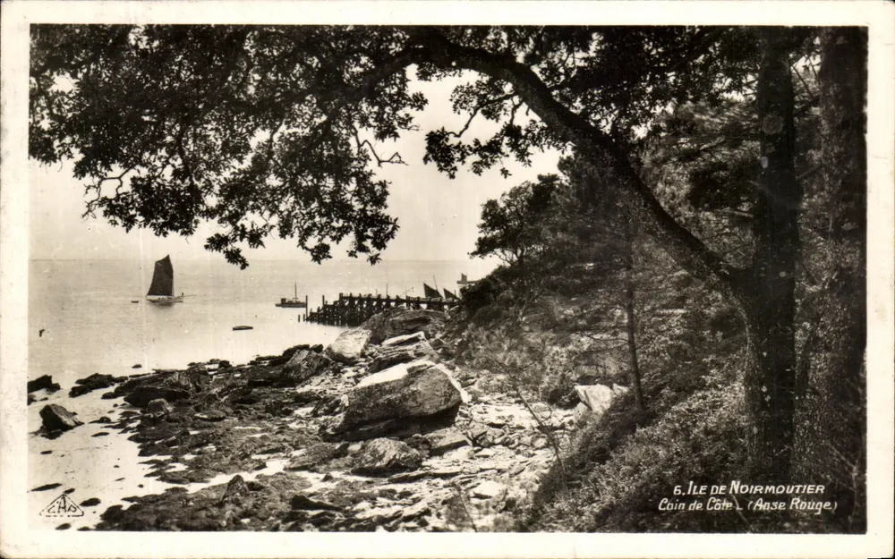 Ilha de Noirmoutier — Anse Rouge — editor C.A.O. n°6 - Frente