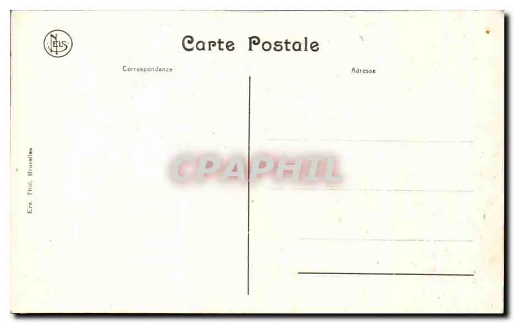 Bruges - Capela do Sangue Santo — editor Neils, número de série não visível - Verso
