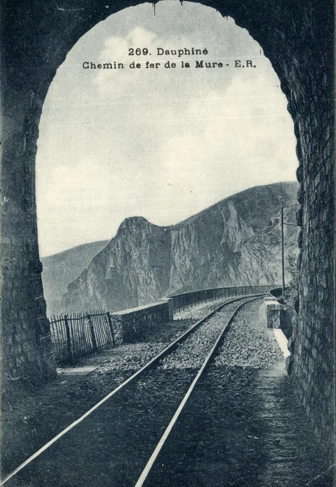 Túnel do Chemin de fer de la Mure — Dauphiné — E.R. n°269 - Frente