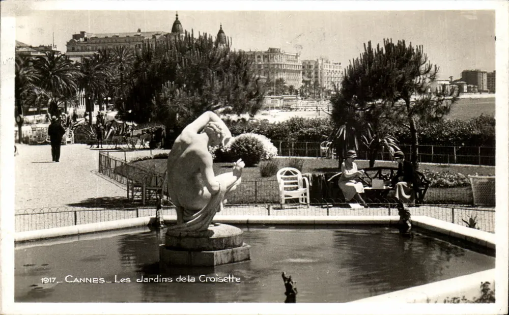 Cannes — Os Jardins da Croisette — Edição La Cigogne - Frente