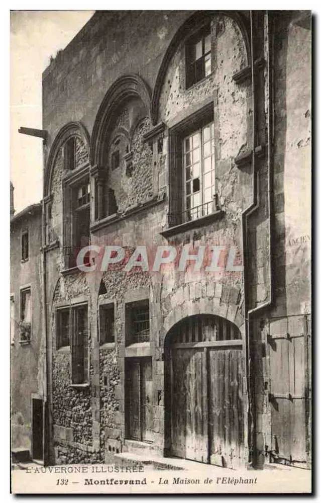 Montferrand — Das Elefantenhaus — L'Auvergne Illustrée, n°132 - Vorderseite