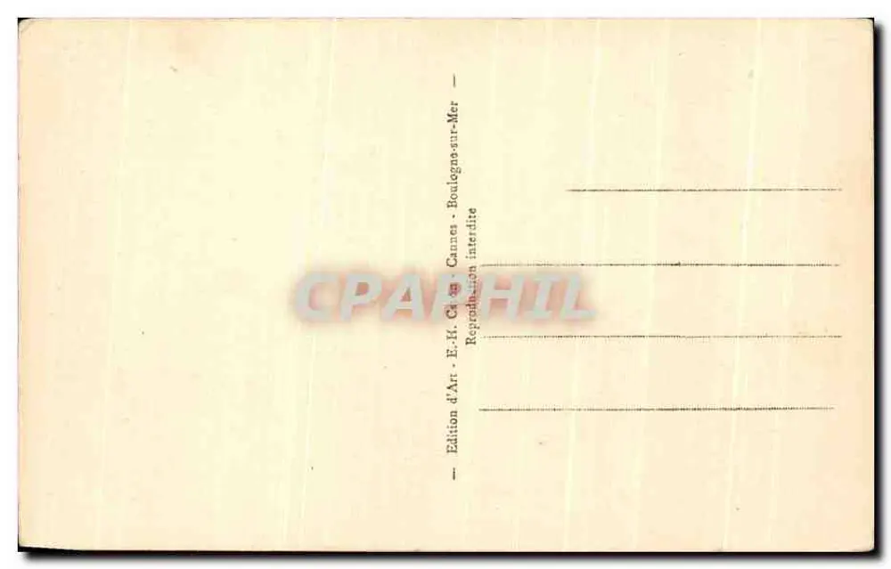 CANNES - Hotel Carlton — Editor E.H. Taron - Verso