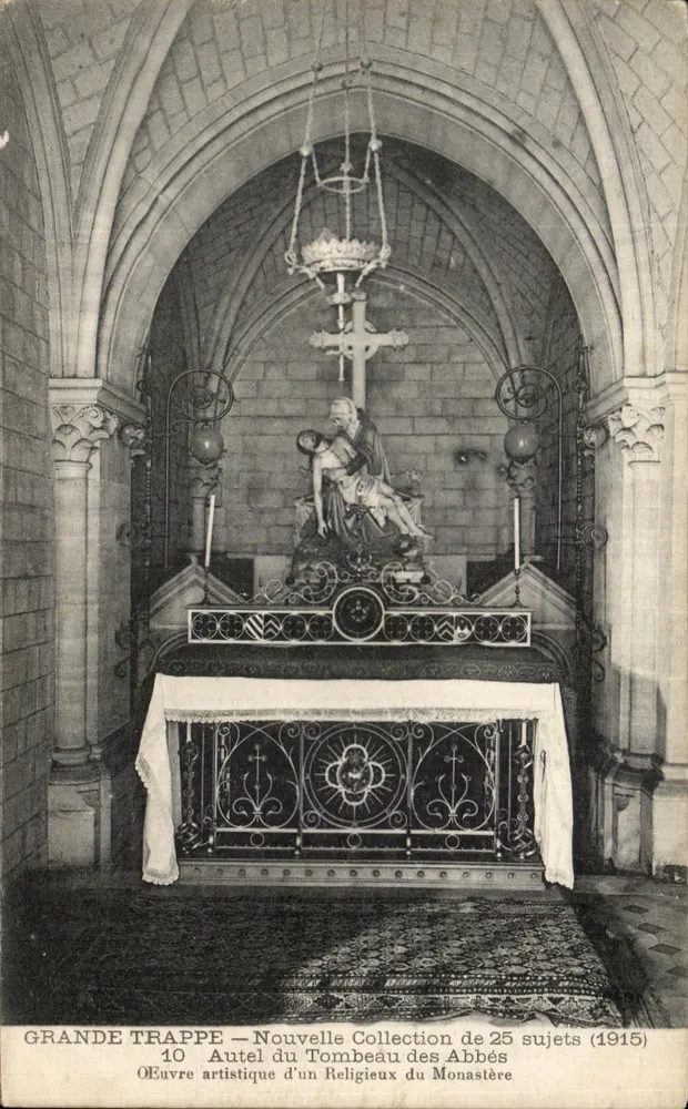 Grande Trappe — Altar des Grabes der Abtei — Sammlung von 25 Motiven (1915) - Vorderseite