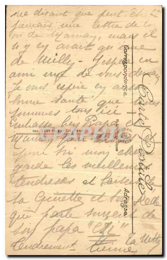 Pau — Ansicht des Schlosses von der Basse-Plante — LL. - Rückseite