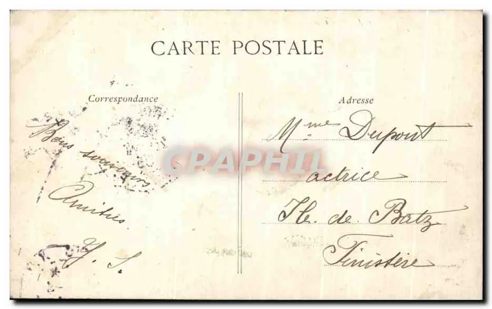 Boulogne-Forest - Schloss Longchamps — C. L. C. n°413 - Rückseite