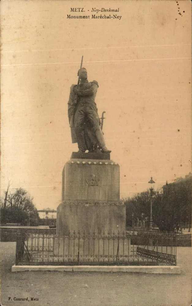 METZ - Denkmal des Marschalls Ney — F. Conrard, Metz - Vorderseite